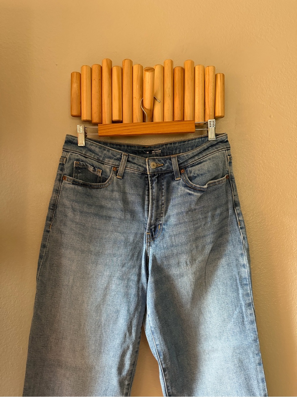 Old Navy Light Blue Straight Leg Jeans